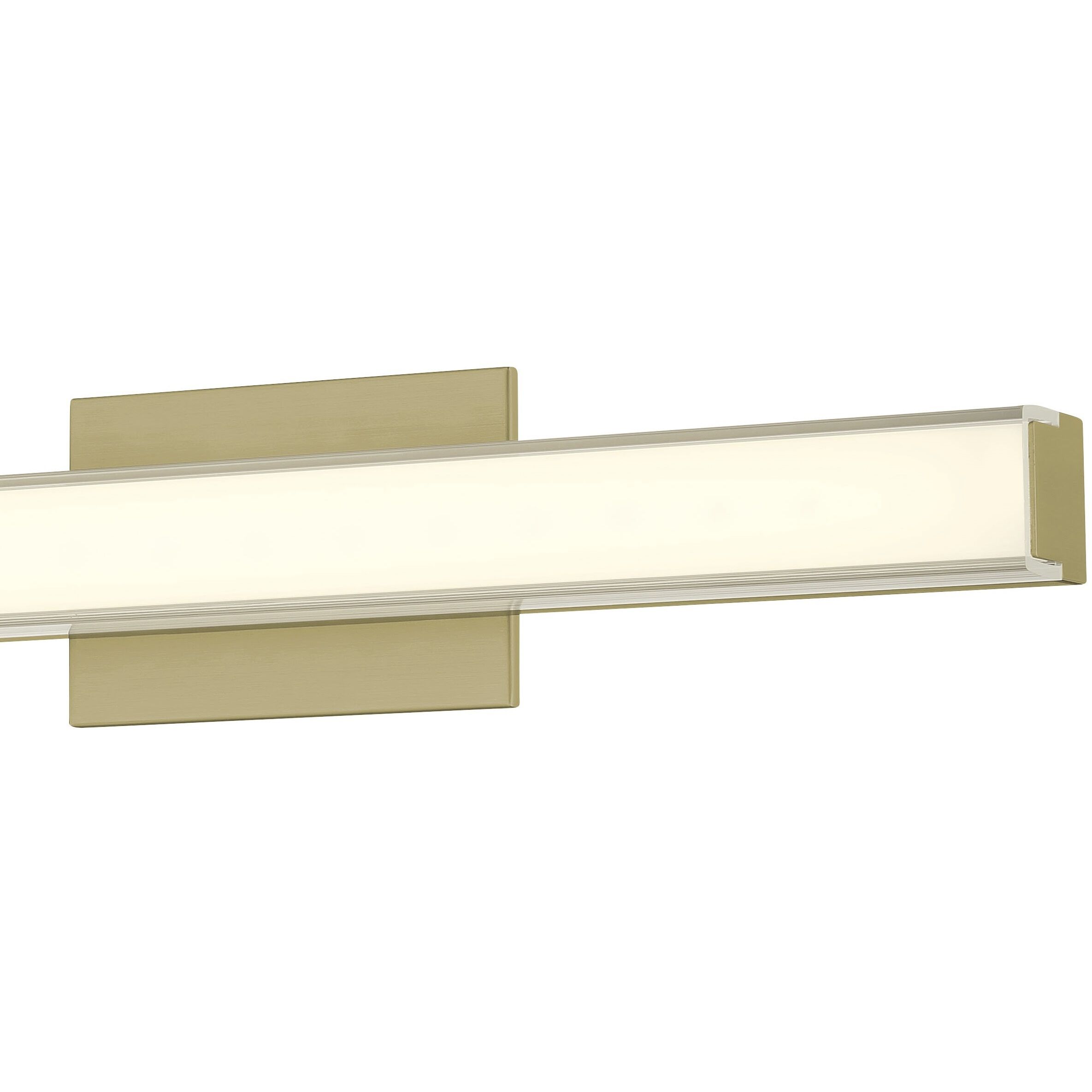 Vantage LED 24 inch Ashen Brass Bath Vanity Wall Light